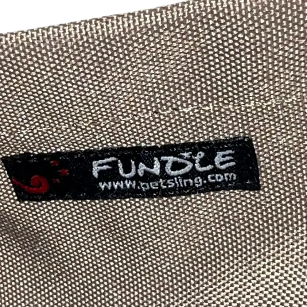New Fundle Communion Pocket Pet Sling Carrier Bag Standard Size 0-11 lb Beige